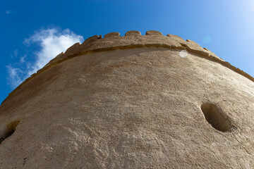 Ancient Fort Wall Against Sky © shijo