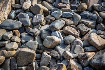 stones on the beach