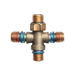 Versatile Brass Connector for Fluid Transfer Systems