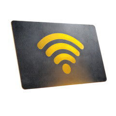 Wireless Connectivity Symbol on Modern Background