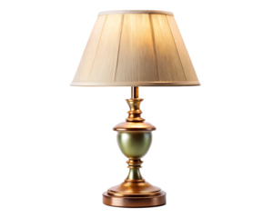 table lamp on a white background