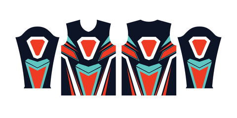 sublimation sports jersey design premium jersey collection vector