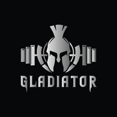 Spartan Head/Face fitness logo Vector Design