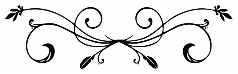 Hand-painted monochrome ivy p...