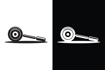 Ab Roller icon vector on White Background ,Vector Art Illustration on white background.