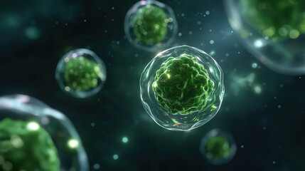 Fototapeta premium Exploring Cellular Biology The Basics of Cells and Their Functions