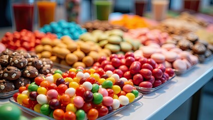 colorful candy in the market