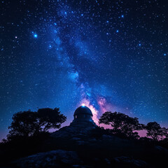 Milky sky looming over the Great Buddha's dome.