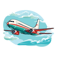 Professional Airplane Illustration Design: Editable Vector for Modern Aviation Concepts