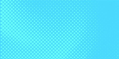 Dots halftone white blue color pattern gradient texture with technology digital background. Dots pop art comics with summer background.