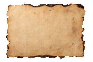 Aged burned paper texture background