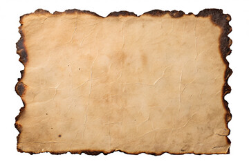 Aged and burned paper texture background