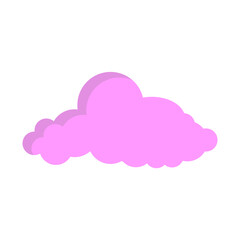 purple cloud illustration