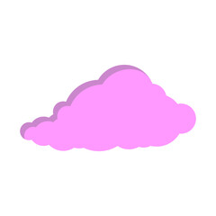 purple cloud illustration