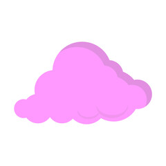 purple cloud illustration