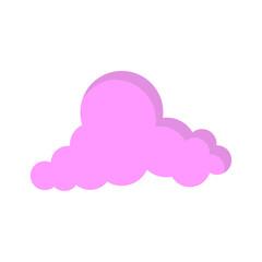 purple cloud illustration