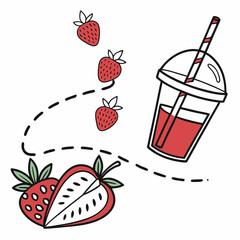 Sweet Dessert & Ice Cream Icon  &ndash; AI Graphic Design File for Microstock