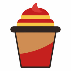 Sweet Dessert & Ice Cream Icon  &ndash; AI Graphic Design File for Microstock