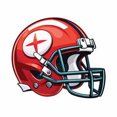 Professional American Football Icon Vector Illustration for Sports Websites and Applications