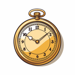 Analog Chronometer Icon Vector Illustration for Time Management Solutions