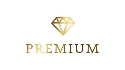 Fototapeta premium Elegant Premium text in gold