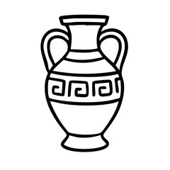 つぼ　線画　手書き