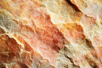 Close-Up of Weathered Sedimentary Rock with Warm Tones