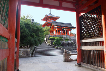 Main landmark of Kyoto - Kiyomizu-dera shrine
