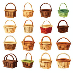 Professional Empty Shopping Basket for Market Commerce Business Use