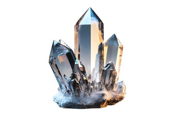 Obraz premium crystal isolated on a transparent background