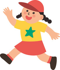 여자 학교 소녀 캐릭터 키즈 child kid