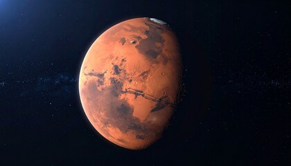 Fototapeta premium planet mars from space