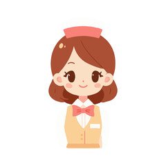 restaurant waiter illustration design