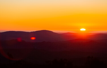Arid landscape in the Namaqualand region of South Africa