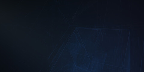 3D-Konstruktionszeichnung, Scribbles und blaue technische Illustrationen für Ihre kreativen und professionellen Projekte, Präzision, Geometrie, Linien, technische Zeichnung, 3D-Modelle, Architektur