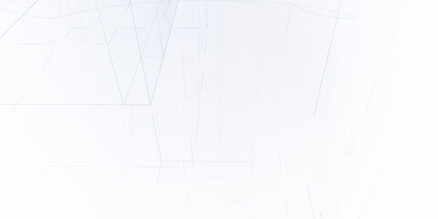 3D-Konstruktionszeichnung, Scribbles und blaue technische Illustrationen für Ihre kreativen und professionellen Projekte, Präzision, Geometrie, Linien, technische Zeichnung, 3D-Modelle, Architektur