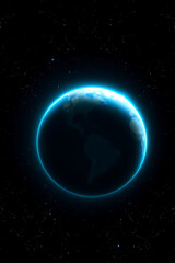 Fototapeta premium earth and sun
