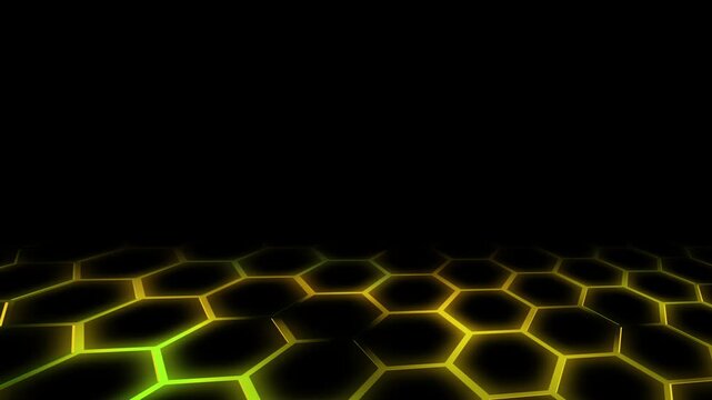 Futuristisches Hexagon-Netzwerk: Perfekte f&uuml;r moderne Visualisierungen in Technologie Forschung und Wissenschaft, Digitalisierung & Innovation, blau