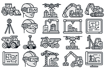 Technology in construction and engineering showcases innovation and modern machinery