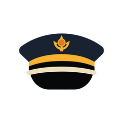 captains hat vector