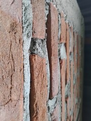 black and orange gray brick wall texture background there are many photo models