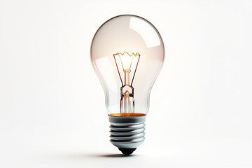 light bulb isolated on white background