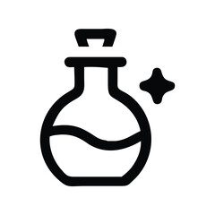 Magic Potion Icon Vector for Fantasy and Gaming Design Art