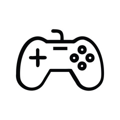 Game Controller Icon Vector for Gaming and Tech Design Art