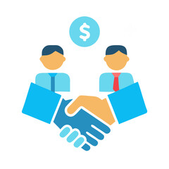 B2B icon set. Business to business, supplier, commerce, vendor, enterprise, partnership, manufacturer, purchase order, supply chain, transaction, quotation and Solid, line vector icons collection.