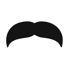 black mustache icon