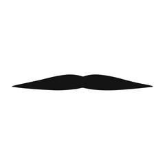 black mustache icon
