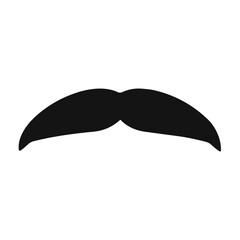 black mustache icon