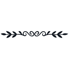 Obraz premium botanical and ornamental divider