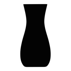 Decorative vase and pot silhouette